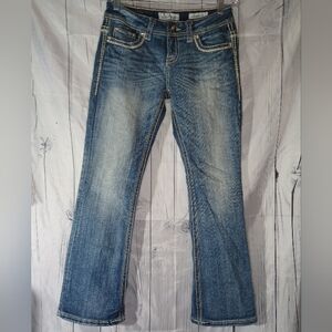 Daytrip Lyra Low Rise Bootcut Classic Blue Denim Jeans